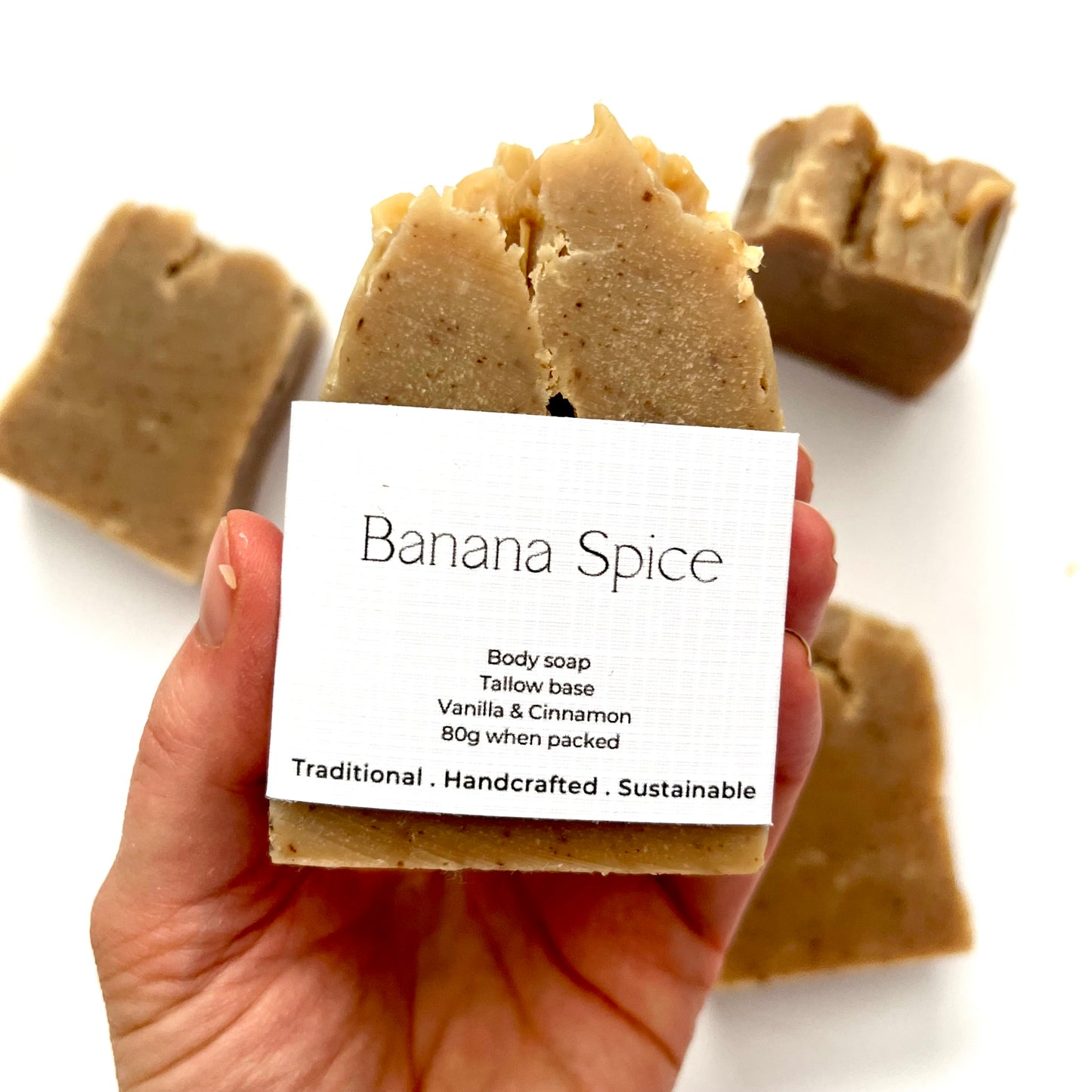 Banana Spice Tallow Soap Seconds