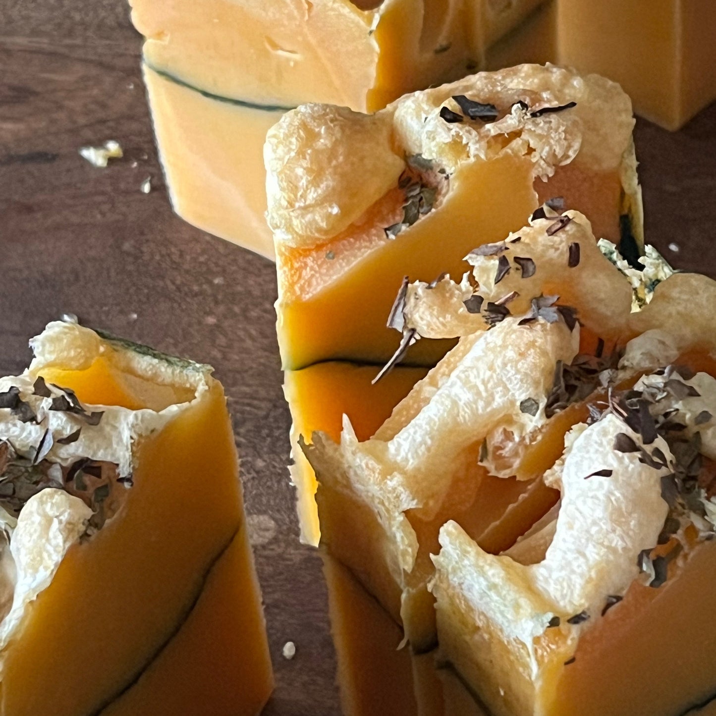 Lemon Myrtle Soap Puffs seconds 85g