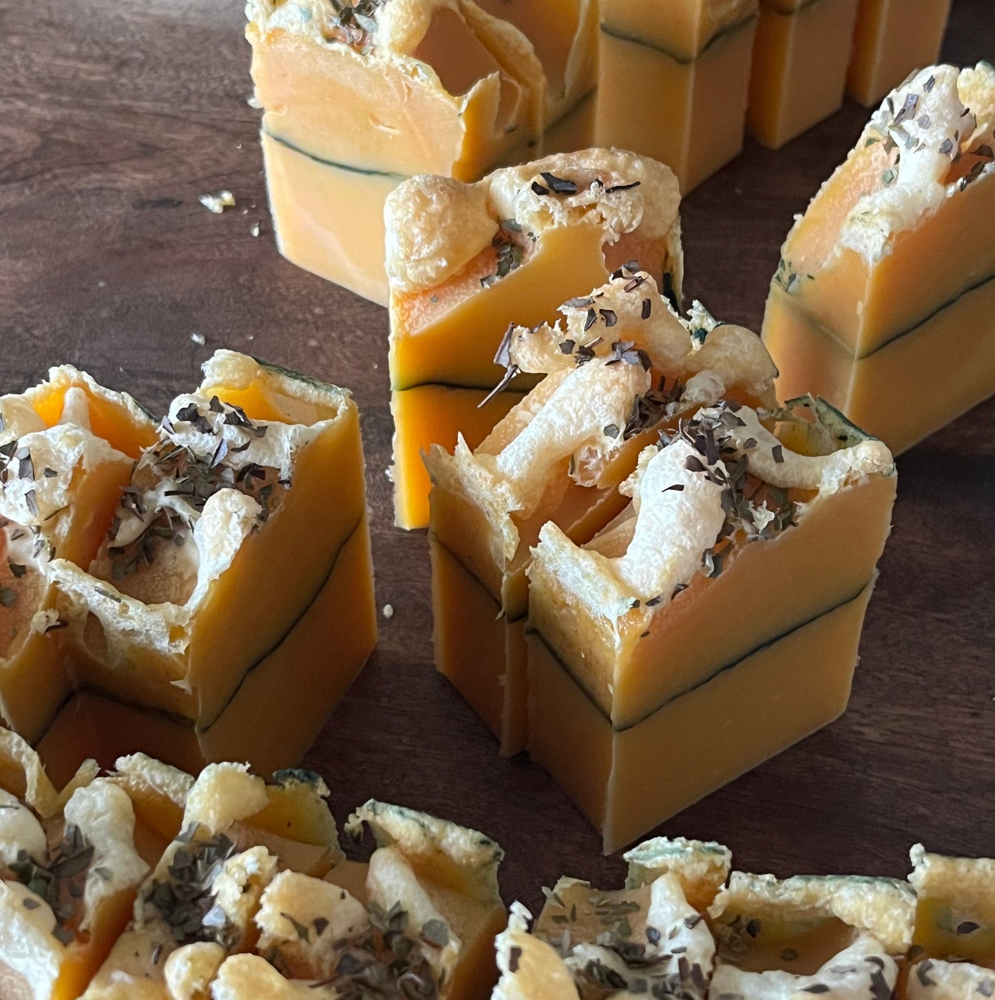 Lemon Myrtle Soap Puffs seconds 85g